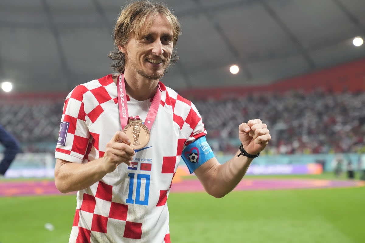 Luka Modric starred for Croatia (Adam Davy/PA) (PA Wire)