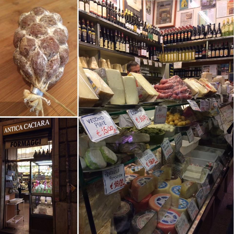 <p>Fans de bonne charcuterie et de fromages italiens, cette adresse du Trastevere, majoritairement fréquentée par les locaux, est faite pour vous. Le patron est adorable et vous fera goûter chacun des produits que vous voulez acheter, du pecorino au speck, en passant par la mortadelle ou la ricotta. Petits détails qui comptent : c’est bon marché et ils ont une machine pour emballer vos emplettes sous vide. Pratique pour l’avion ! <br><em>Trastevere – Via di S. Francesco a Ripa</em> </p>