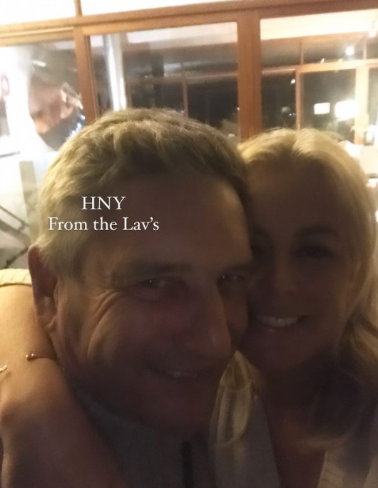 sam armytage happy new year with husband