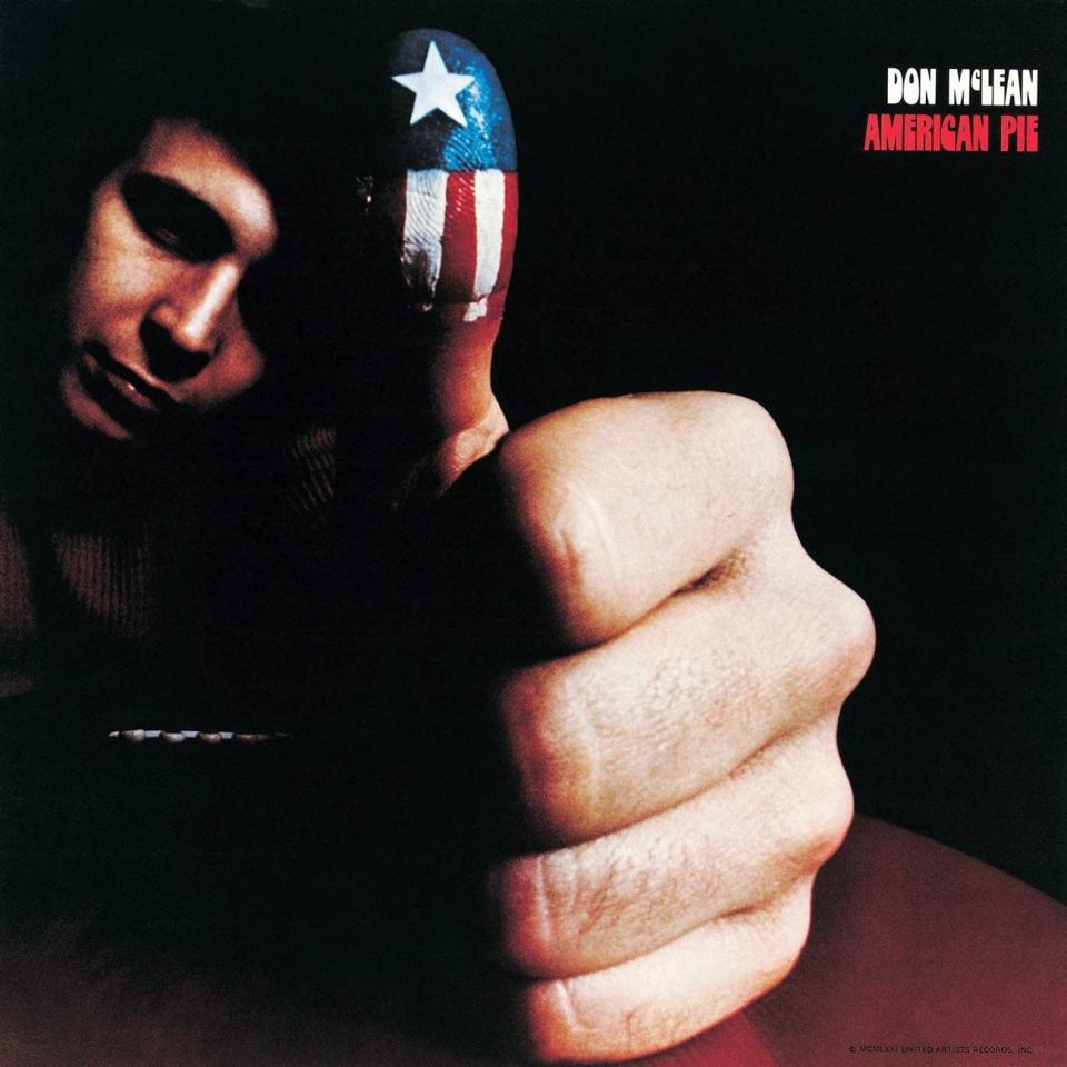 Don McLean's album cover for "American Pie."