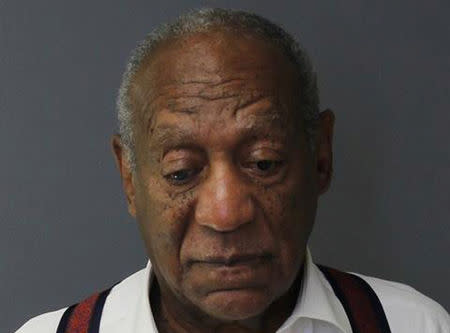 Actor and comedian Bill Cosby is seen in this booking photo released by Montgomery County Correctional Facility, Pennsylvania, September 25, 2018. Cosby was sentenced to between three and 10 years in prison for sexual assault, after he was found guilty in April of three counts of aggravated indecent assault for the drugging and sexual assault of his one-time friend Andrea Constand, a former Temple University administrator, at his Philadelphia home in 2004. Courtesy Montgomery County Correctional Facility/Handout via REUTERS