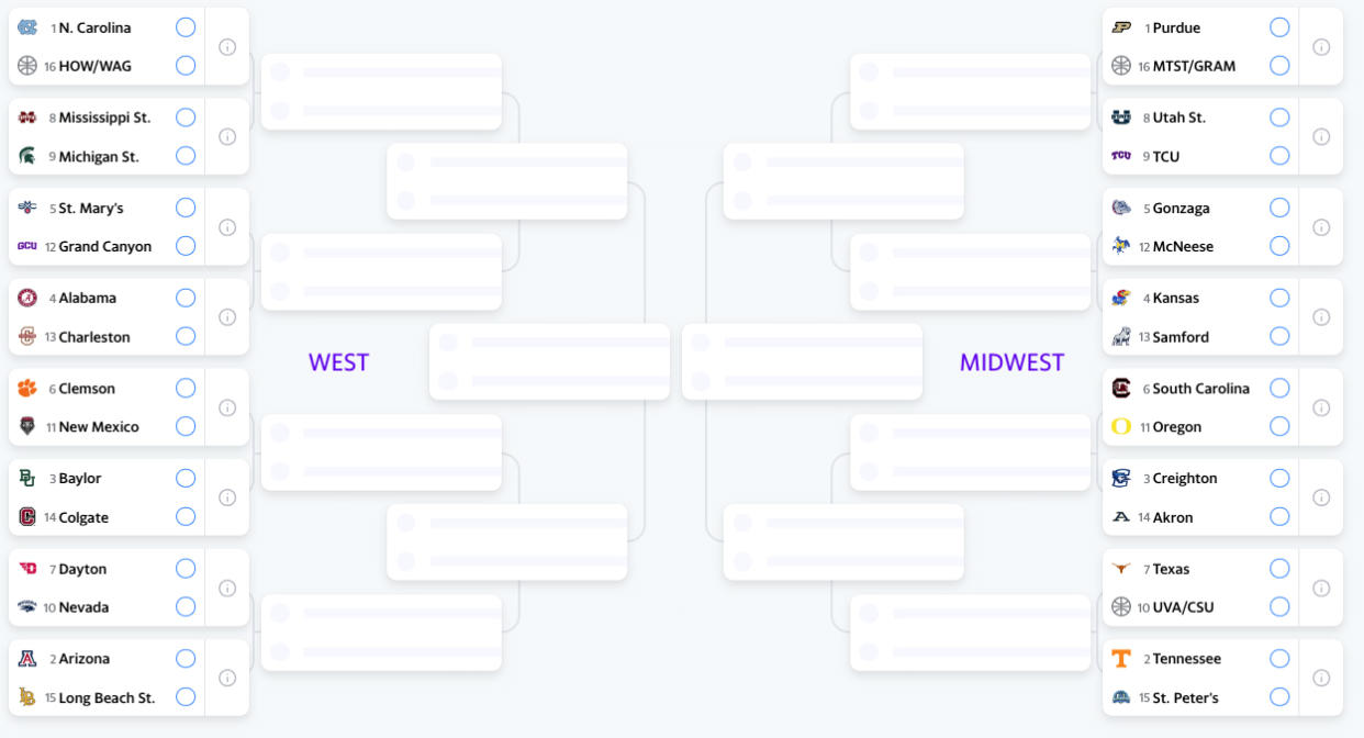 Bottom half of bracket