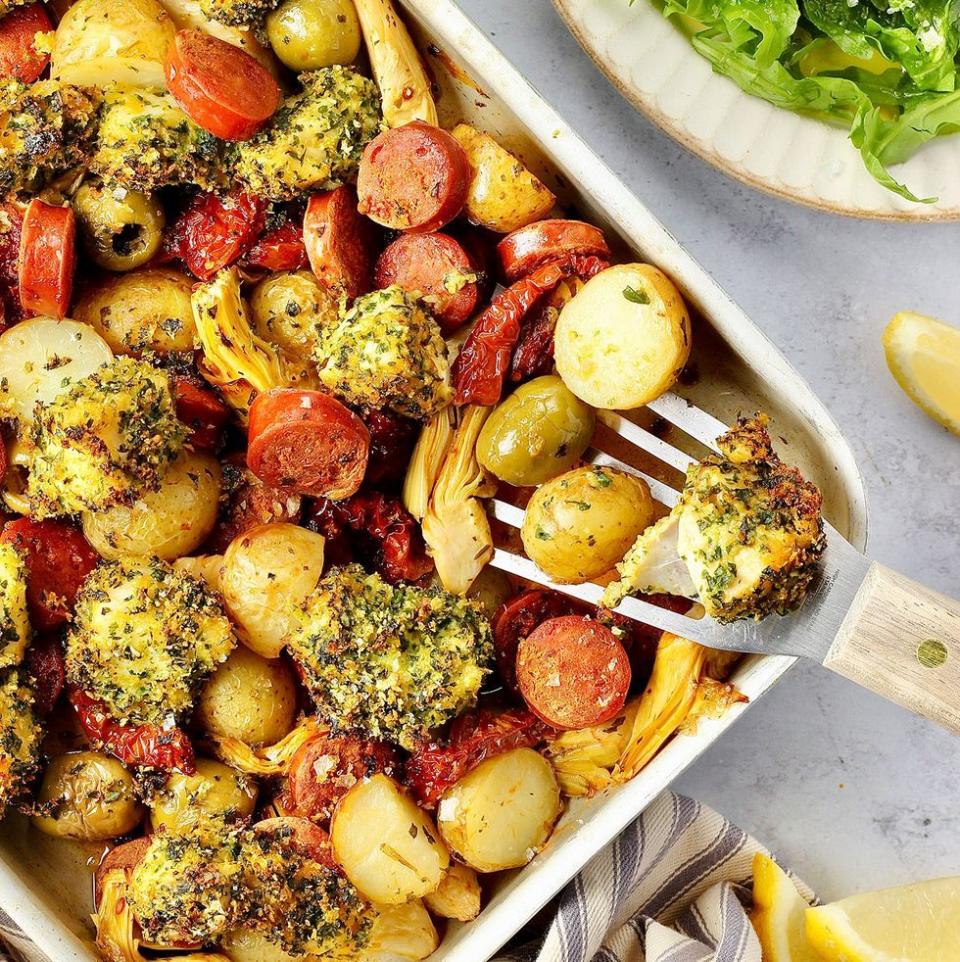 Chorizo & Cod Traybake