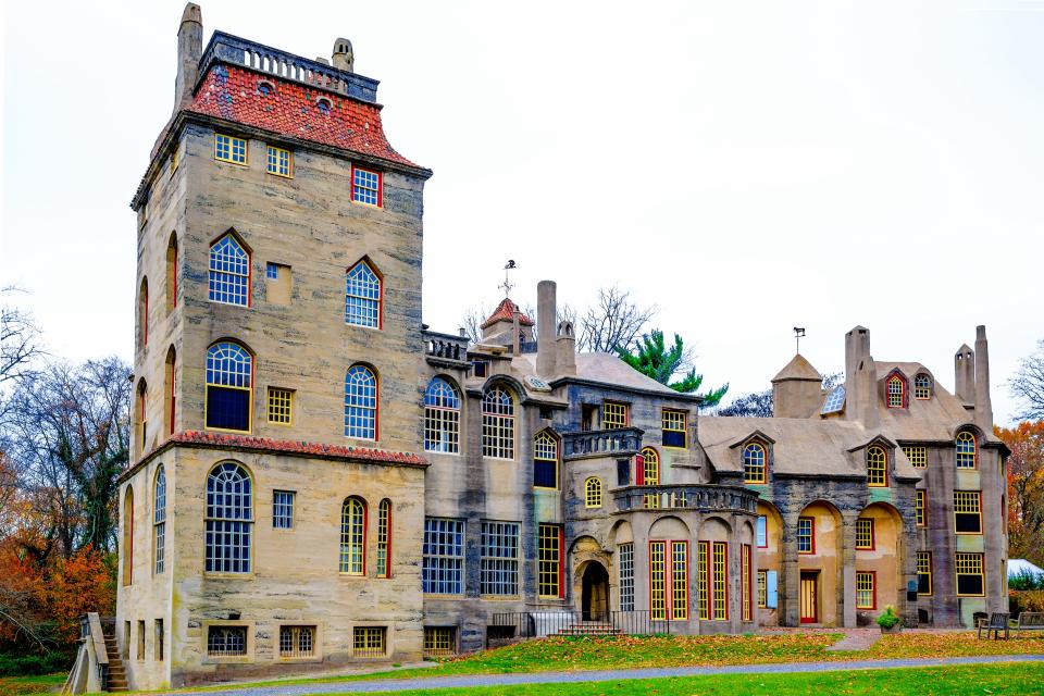 Fonthill Castle, in Doylestown Township, was the home of Henry Mercer, who lived from 1856-1930. Today, it operates as a museum showcasing a full range of programs related to Mercer and his collections.