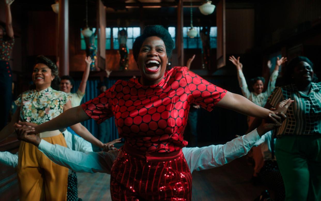 Taraji P. Henson, Fantasia Barrino and Danielle Brooks in The Color Purple