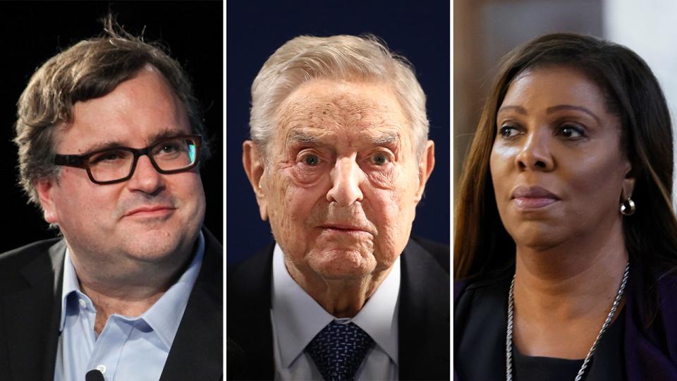 La familia Soros y otros megadonantes de alto perfil ayudaron a impulsar la carrera política del fiscal general de Nueva York que perseguía a Trump.