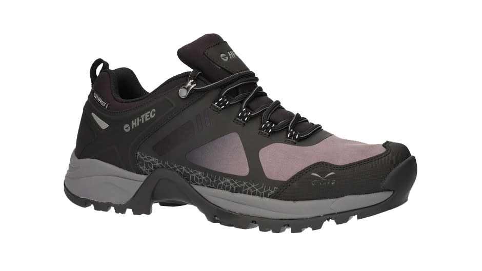 Hi-Tec V-Lite Psych Low WP hiking shoe in black and gray