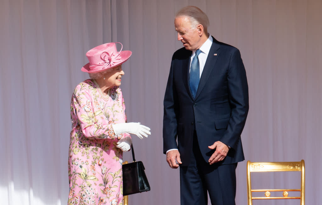 The Queen Invites The President Of The United States And The First Lady To Tea