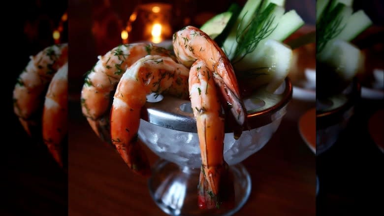 The Arthur J shrimp cocktail