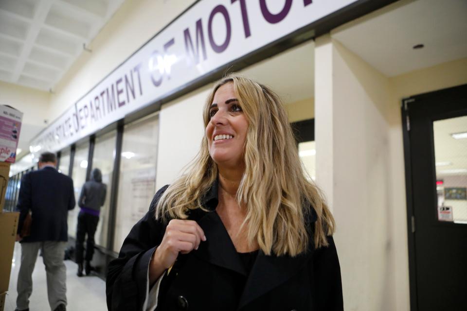 Mary Ellen Parisi of Scarsdale waited over 4 hours before concluding her business at the  White Plains Department of Motor Vehicles on Oct. 12, 2018. 