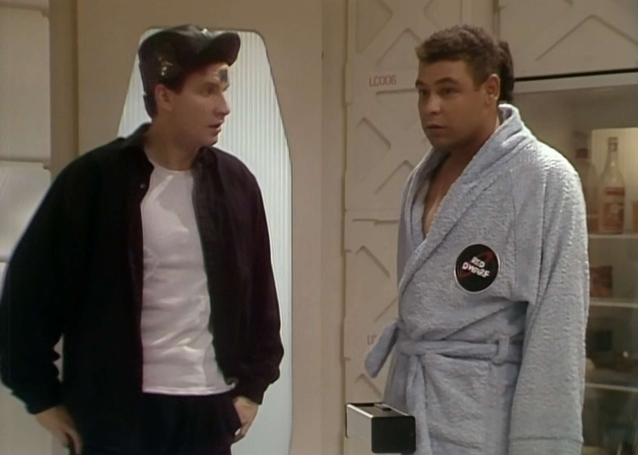 Chris Barrie and Craig Charles had a blast with Bodyswap. (BBC)