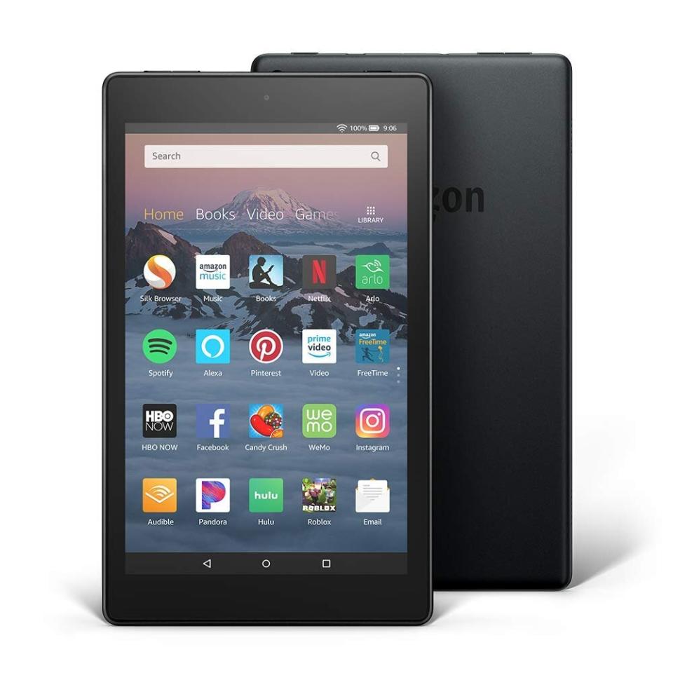 The Fire HD 8 Tablet is 25 percent off, just in time for last second Father's Day shopping. (Photo: Amazon) 