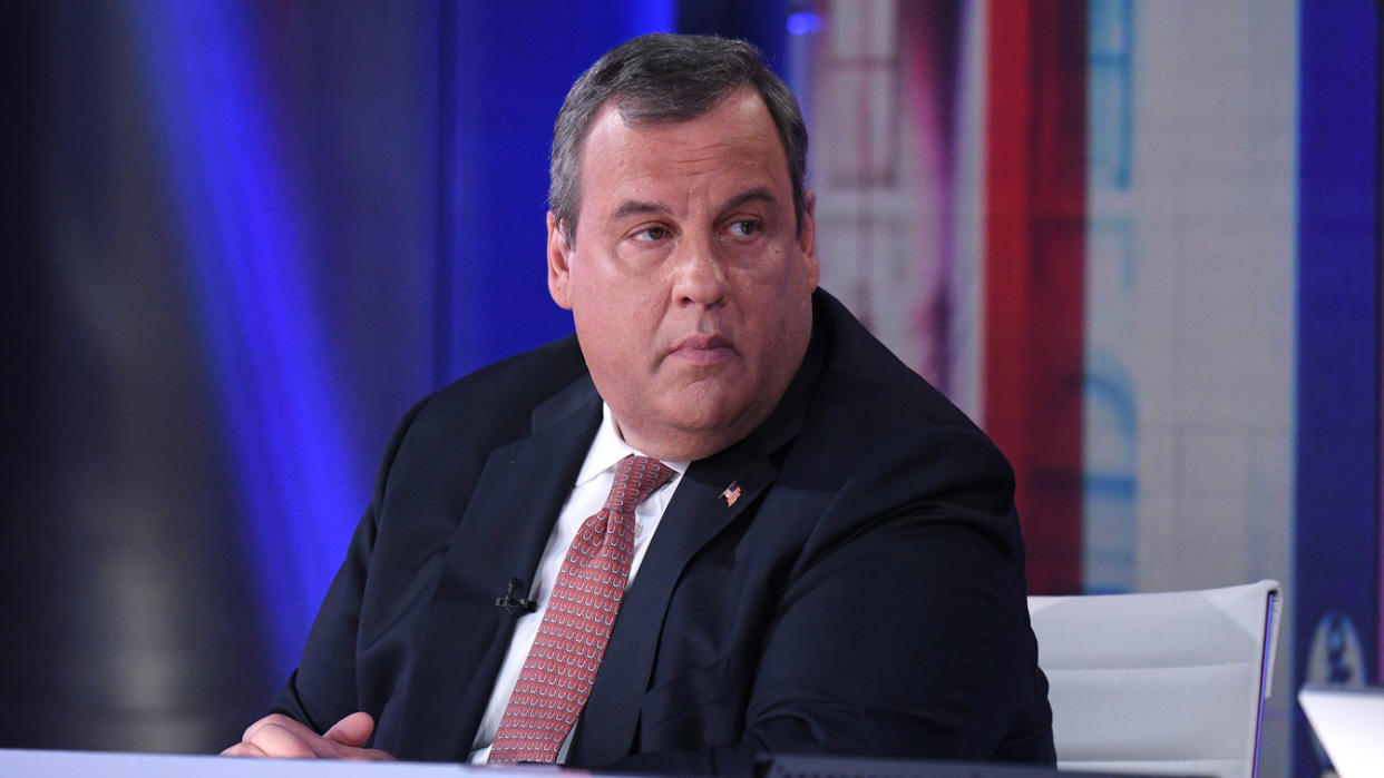 Chris Chrstie on ABC News during Inauguration Day coverage, Wednesday, Jan. 20, 2021. (Lorenzo Bevilaqua/ABC via Getty Images)