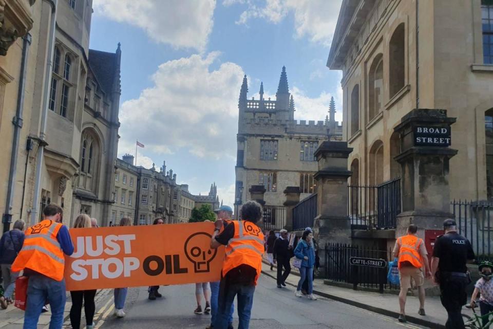 Just Stop Oil activist &#39;clipped on arm&#39; by motorist driving &#39;recklessly&#39; &lt;i&gt;(Image: Just Stop Oil)&lt;/i&gt;