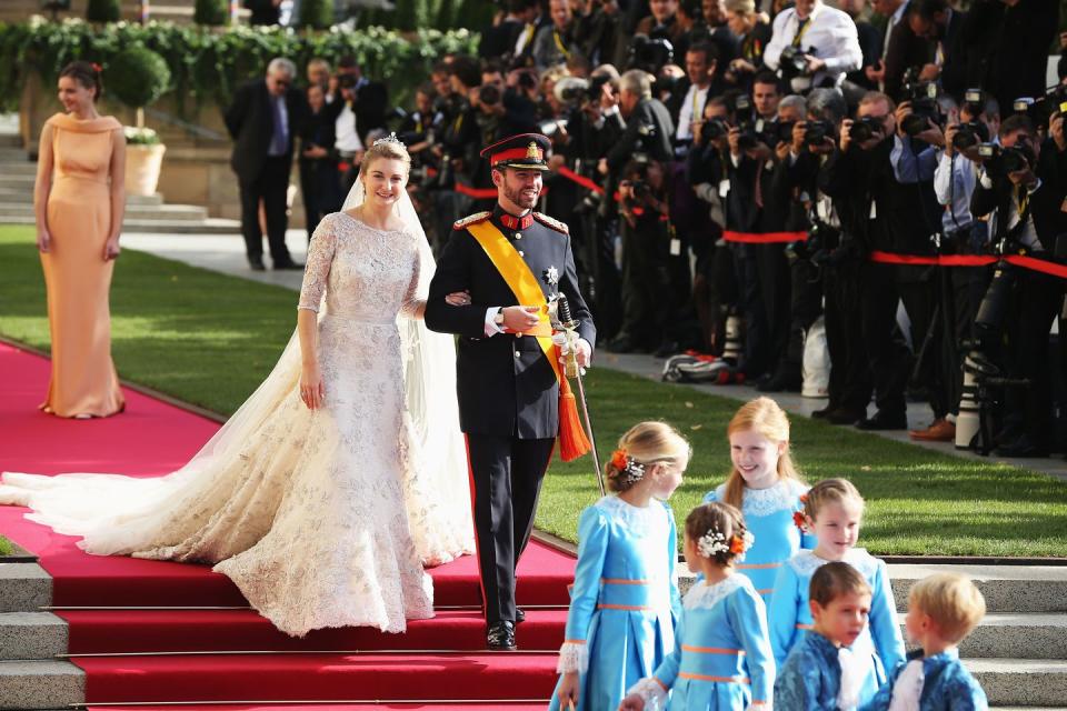 Countess Stephanie of Luxembourg and Prince Guillaume (2012)