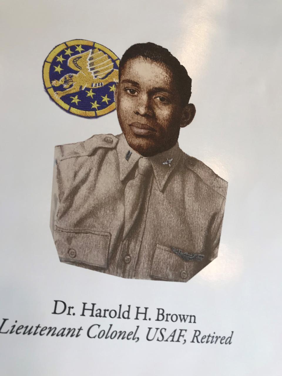 This image of Tuskegee Airman Harold Brown appears on limited-edition lithographs for the Gathering of Eagles Foundation's Class of 2021 program. Brown, an Ottawa County resident, is a member of the group's Class of 2021, which honors some of the nation's elite pilots and astronauts.