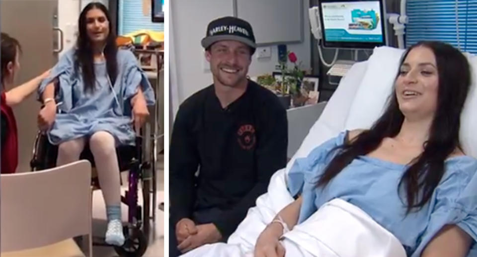 Adelaide motocross rider Christina Vithoulkas paralysed after a failed jump has vowed to ride again.