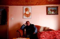 Dusko Mladic, first cousin of Ratko Mladic, poses for a photograph at his house in the village where the former Bosnian Serb military commander Ratko Mladic was born, Bozanovici, Bosnia and Herzegovina, November 8, 2017. REUTERS/Dado Ruvic