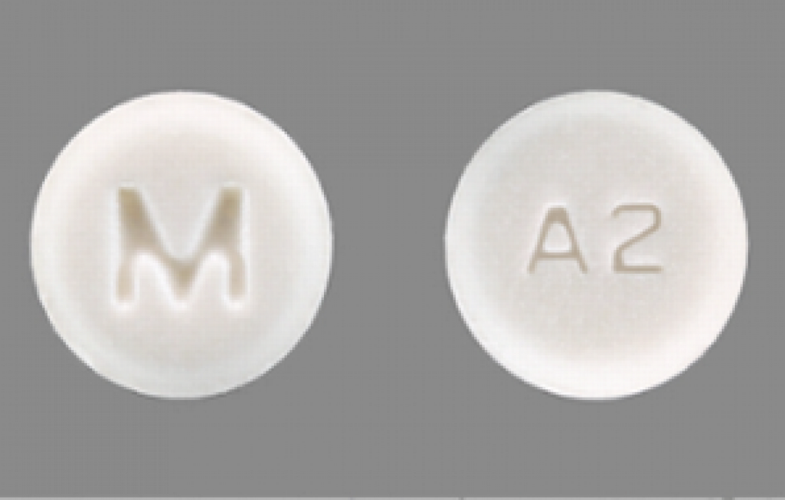 What 25 mg tablets of Atenolol look like.