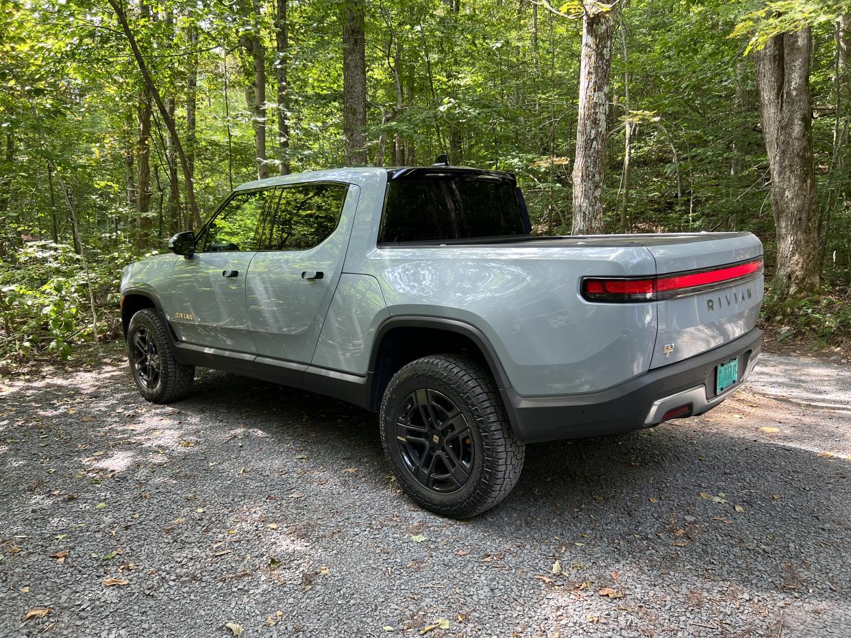 Rivian R1T pickup truck (credit: Pras Subramanian)