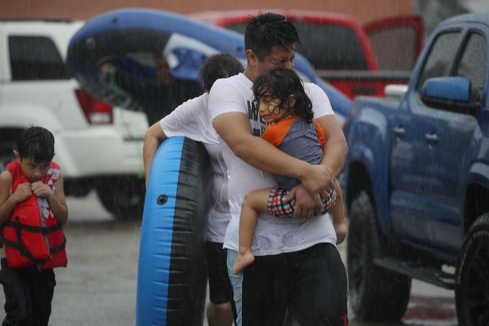 Destruction caused by Harvey in Texas