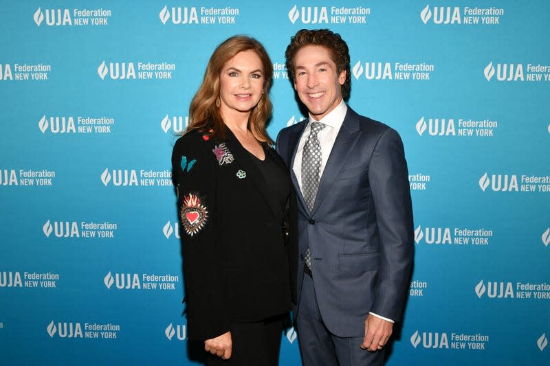 NEW YORK, NEW YORK - MAY 18: Pastors Victoria Osteen and Joel Osteen attend UJA-Federation’s 2022 Music Visionary Of The Year Award Luncheon at The Pierre Hotel on May 18, 2022 in New York City. - Photo: Slaven Vlasic (Getty Images)