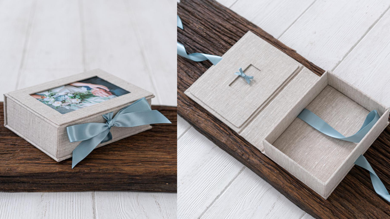Best photo gifts: Linen Photo Box