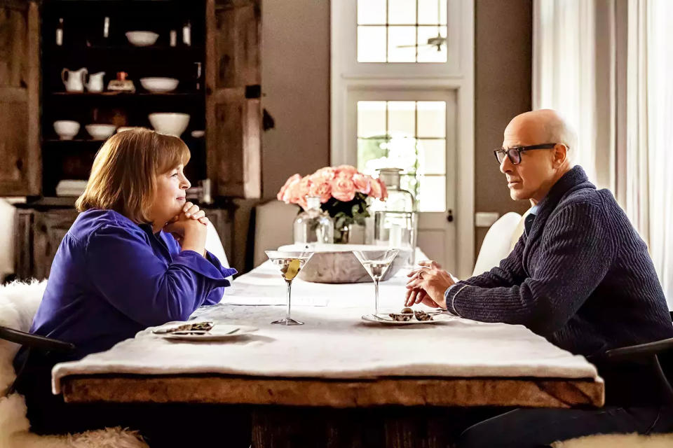 Ina Garten and Stanley Tucci. (Food Network)