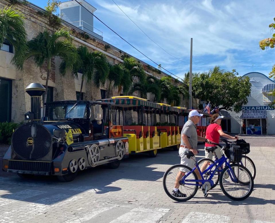 In Key West, you can ride the Conch Tour Train, rent a bike, take in a museum, go parasailing or climb a lighthouse. Gwen Filosa/FLKeysNews.com