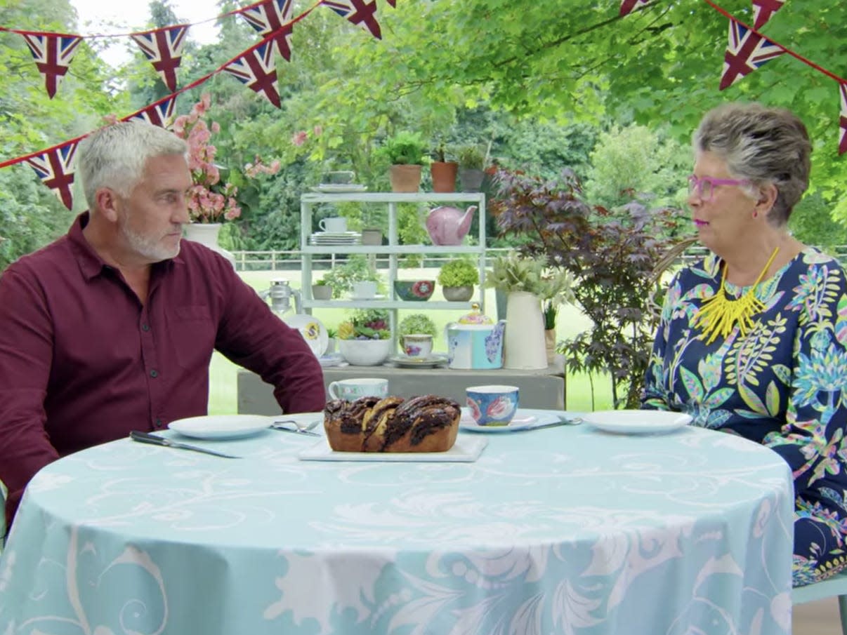 Paul Hollywood Prue Leith babka