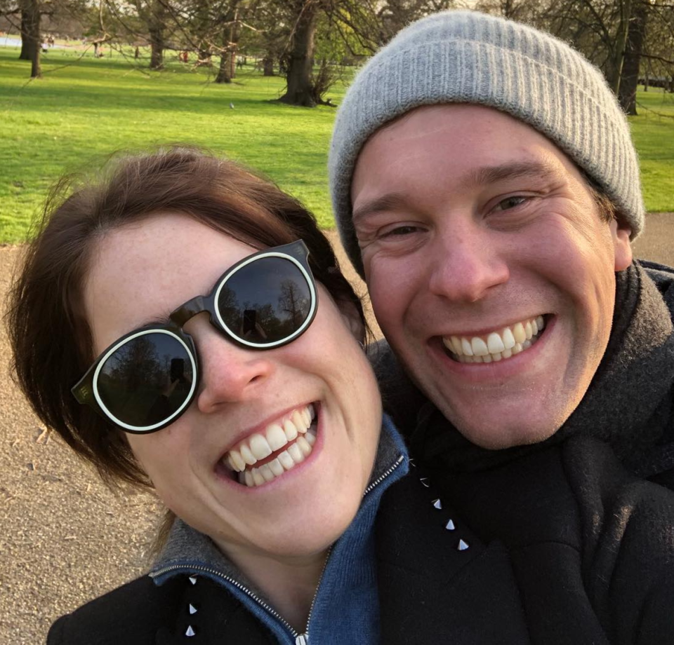 Princess Eugenie shared a smiling selfie to mark Jack's birthday in May. "Nine birthdays and counting...to quote you from a few months ago 'you light up my life,' " she captioned the silly shot.