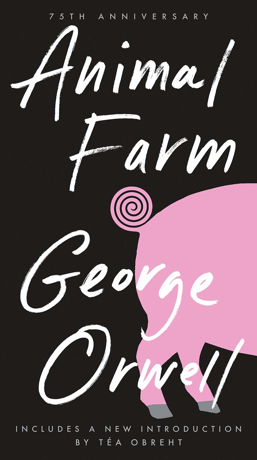 《動物農場》（Animal Farm）為英國作家喬治．歐威爾（George Orwell）所著。圖為75週年紀念版。   圖：Amazo