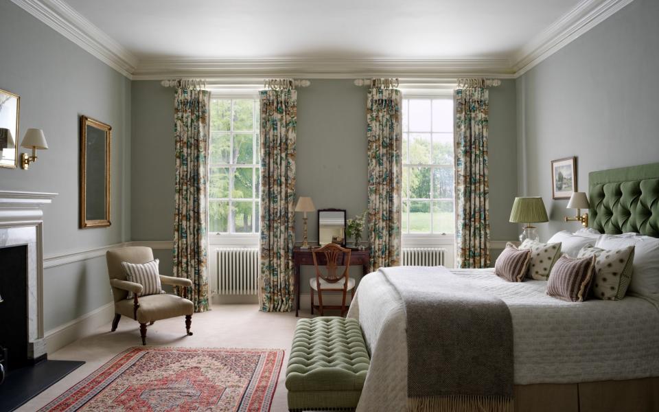 Incorporate curtains into your design, just like Sims Hilditch