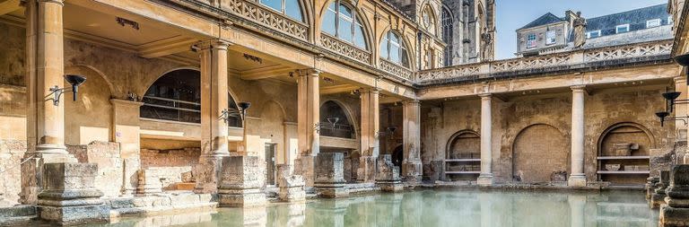 Las termas de Bath, en Inglaterra