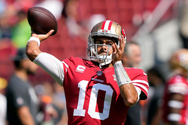 49ers Week 7 injury report: Jimmy Garoppolo in, trenches banged up