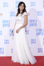 <p>The Spanish actress plucked a white, gown from Chanel’s couture AW18 collection for the Madrid premiere of her new film. <em>[Photo: Getty]</em> </p>