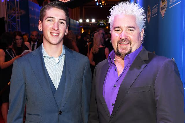 Ethan Miller/Getty Guy Fieri and son Hunter Fieri