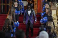 Missouri edge rusher Darius Robinson poses on the red carpet ahead of the first round of the NFL football draft, Thursday, April 25, 2024, in Detroit. (AP Photo/Carlos Osorio)