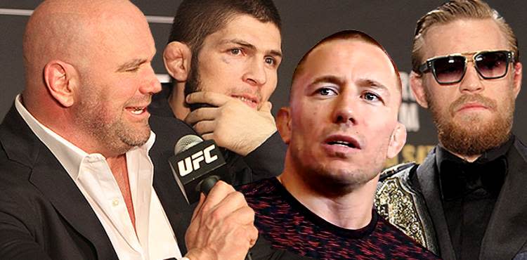 Dana White - Khabib Nurmagomedov - Georges St-Pierre - Conor McGregor