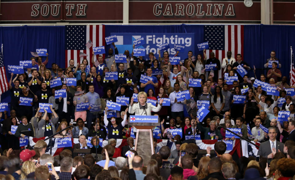 Crowd roars