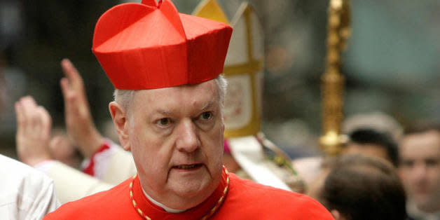 Archbishop Emeritus of New York Edward Egan makes his way into St. Patrick's Cathedral for the celebration of the first Mass by the new Archbishop of New York, Timothy Michael Dolan, in New York, Wednesday, April 15, 2009. AFP PHOTO/POOL/Seth Wenig (Photo credit should read Seth Wenig/AFP/Getty Images) (Photo: )