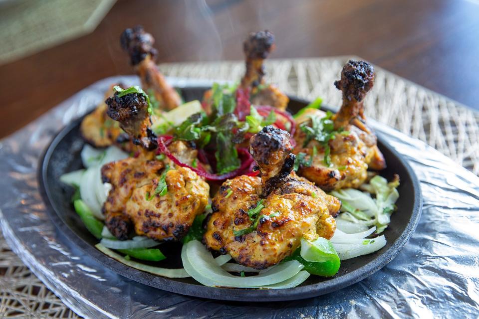 Tandoori chicken chops at Mauka Indian Cuisine in Eatontown.