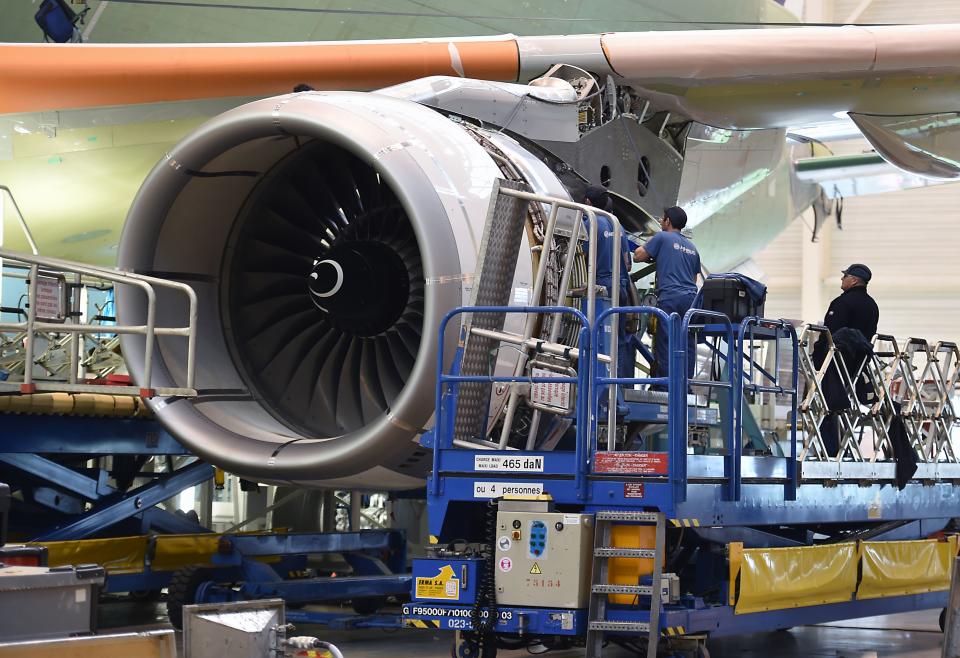 Airbus has warned it would shift manufacturing out of the UK if the government fails to avoid a hard Brexit. Photograph: Getty