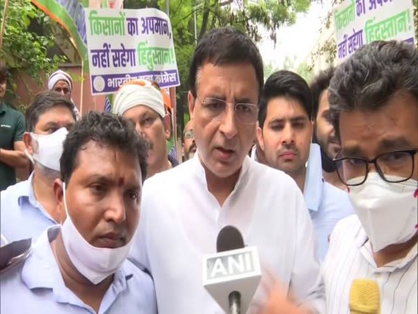 ongress General Secretary Randeep Surjewala. (Photo/ANI)