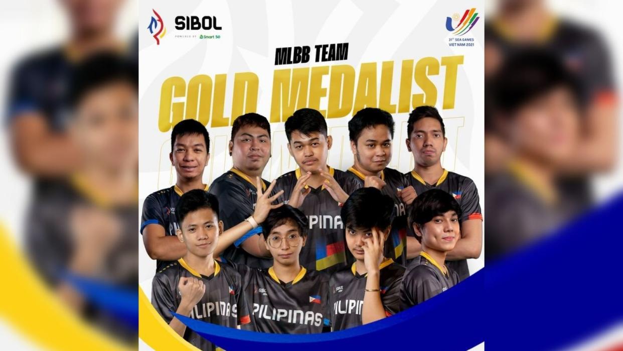 The Philippines earned its second gold medal of the 2022 Hanoi SEA Games esports event after its representatives for Mobile Legends defeated their Indonesian counterparts. (Photo: SIBOL Facebook page)