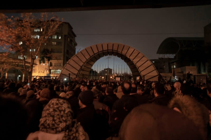 Protesters demonstrate in Tehran