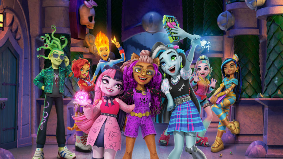 The animated series Monster High follows the teenage children of famous movie monsters. (Paramount)