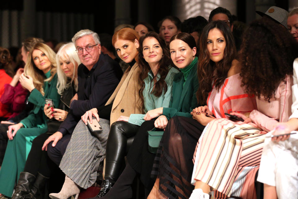 In der Front Row bei Marc Cain gab es viele prominente Gesichter. Alle gekauft? (Bild: Getty Images)