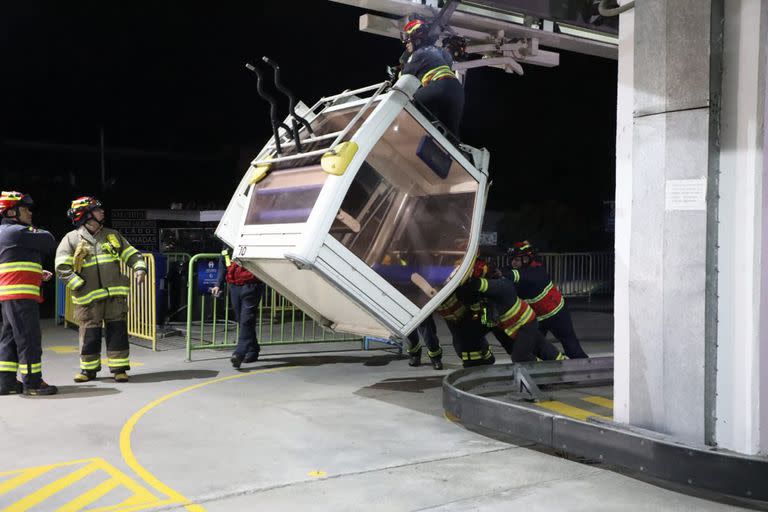 Rescate en el Teleférico de Quito