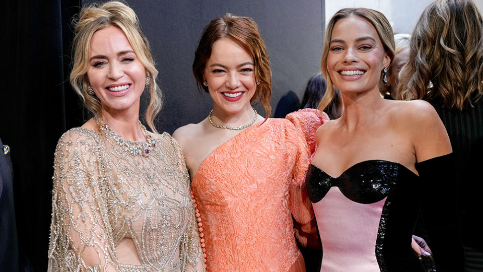 Emily Blunt, Emma Stone and Margot Robbie